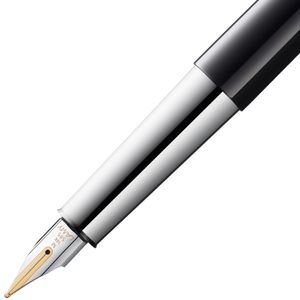 Lapicera pluma Estilográfica Lamy Scala Pianoblack plumin 14k