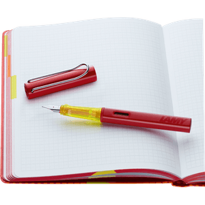 Set Lapicera Pluma Lamy Al Star Glossy Red edicion especial